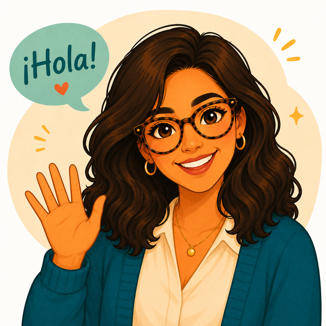 Clarita waving